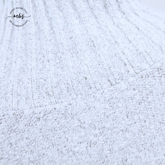 NWOT Korye Turtleneck Sweater Light Gray Women 1X - Picture 6 of 9